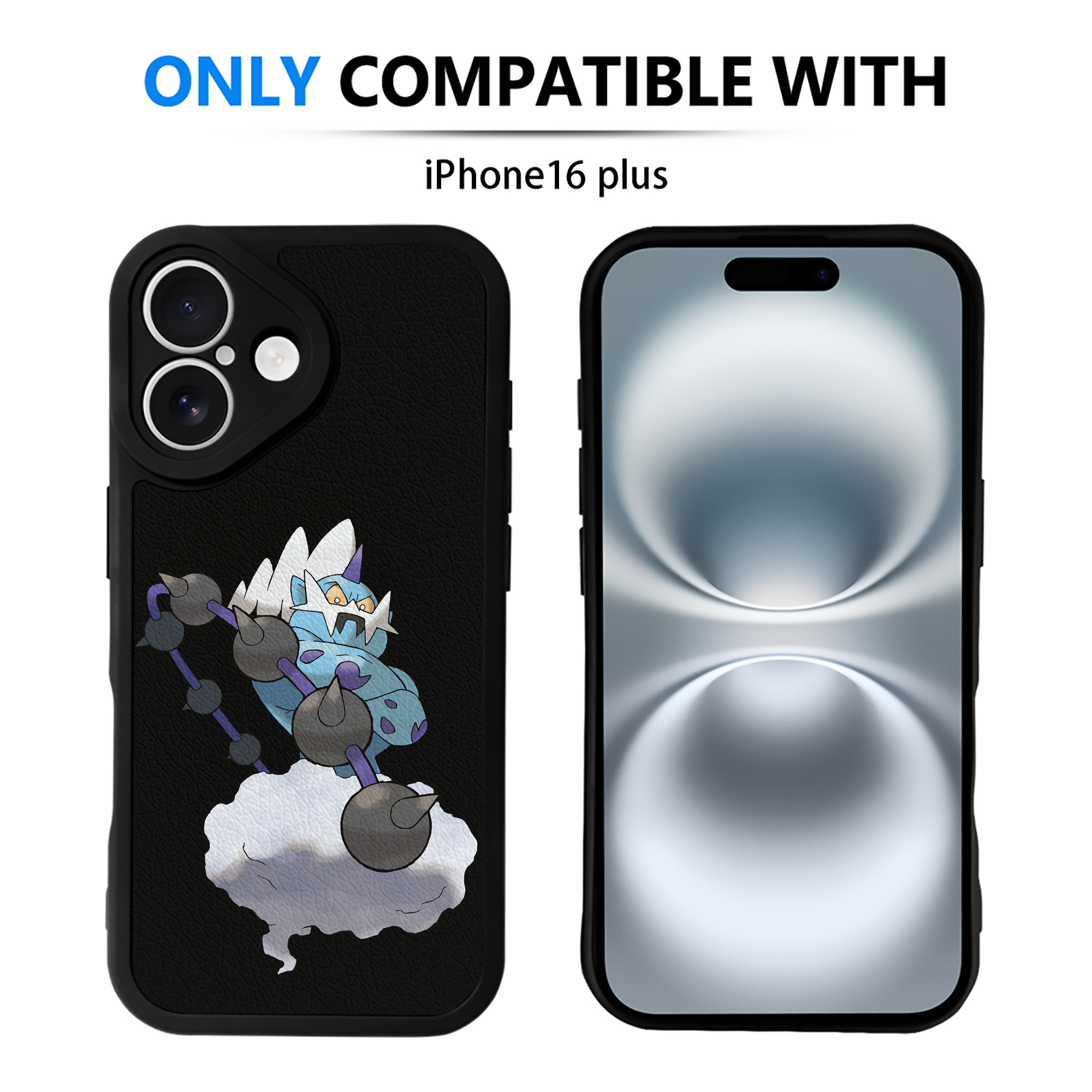 （画像用） ポケットモンスター Pokémon 【iPhone 16シリーズ対応】シリコンスマホケース（レザー調） 材質：シリコン